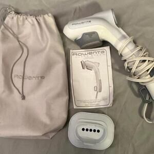 Rowenta GS2010 Portable Ultra Steam Brush w/ Travel Pouch Trips Luggage Vacay